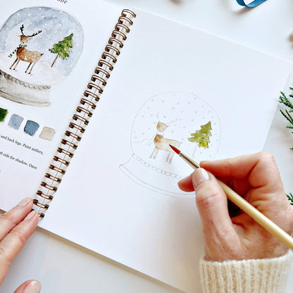 Watercolor Workbook; Winter By Emily Lex Studio