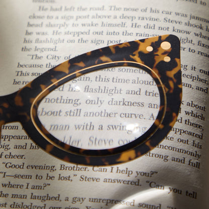 Bookmark; Cat Eye Readers with Magnifier