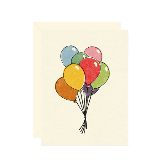 Greeting Card; Bunch of Balloons