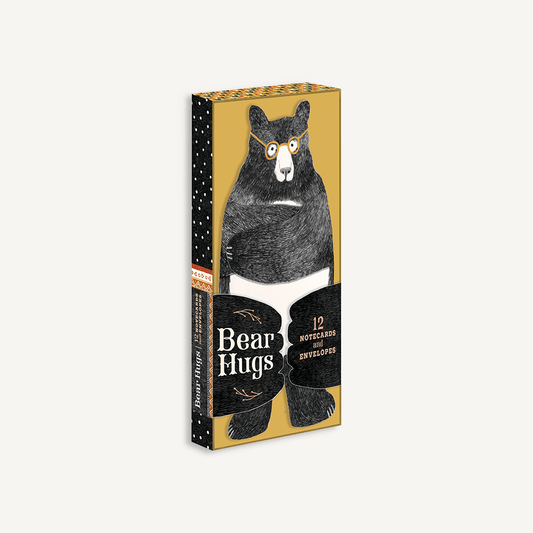 Notecard Set; Bear Hugs (12 Notecards + Envelopes)