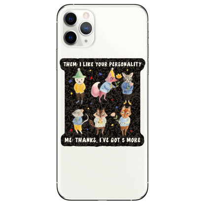 Vinyl Sticker; Multiple Personalities