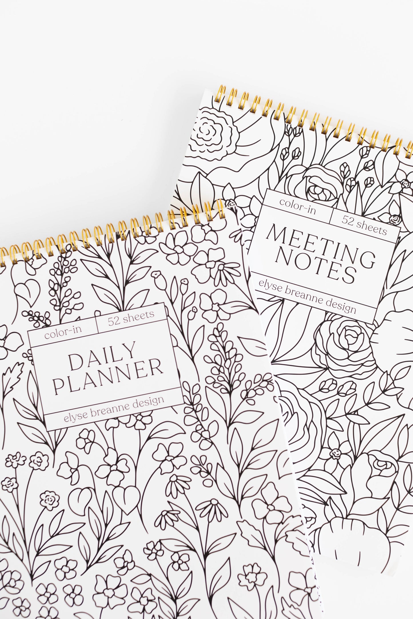 Planner; Color-In Daily By Elyse Breanne Design