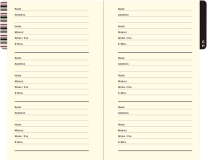 Address Book; Little Pink Book Of Addresses