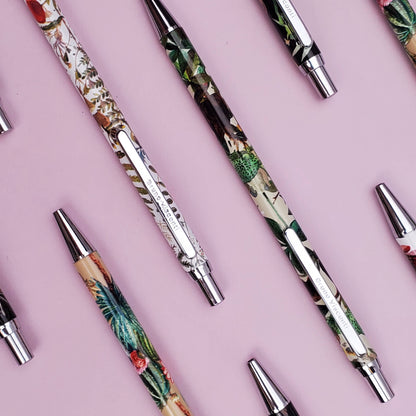Ball Point Pen; Felicita Green Cactus (With Gift Box)