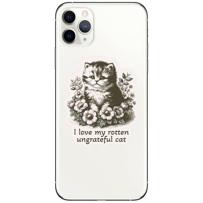 Vinyl Sticker; Rotten Kitty