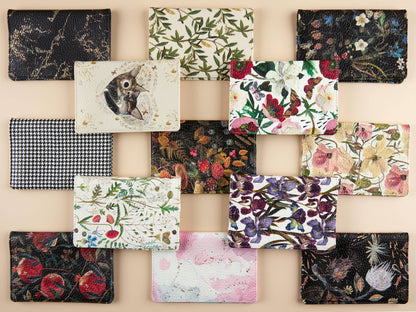 Passport Cover; Peonies - BV by Bruno Visconti (Vegan Leather)