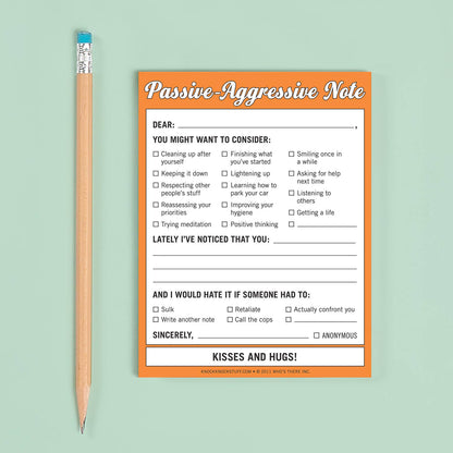 Nifty Notepad; Passive-Aggressive
