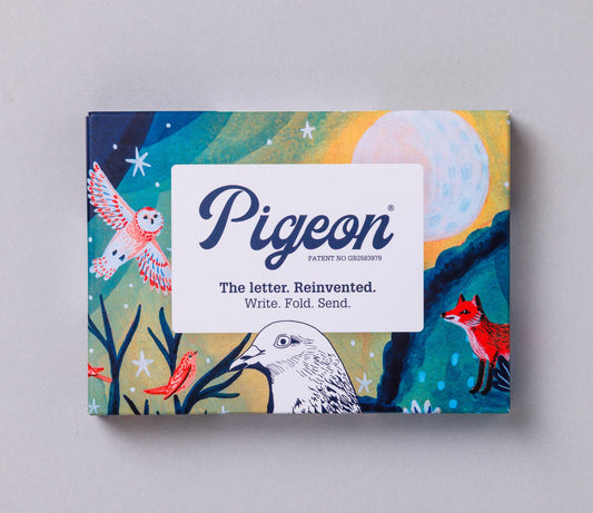 Folding Letter Set; Harvest Moon Pigeon | Pigeon Posted