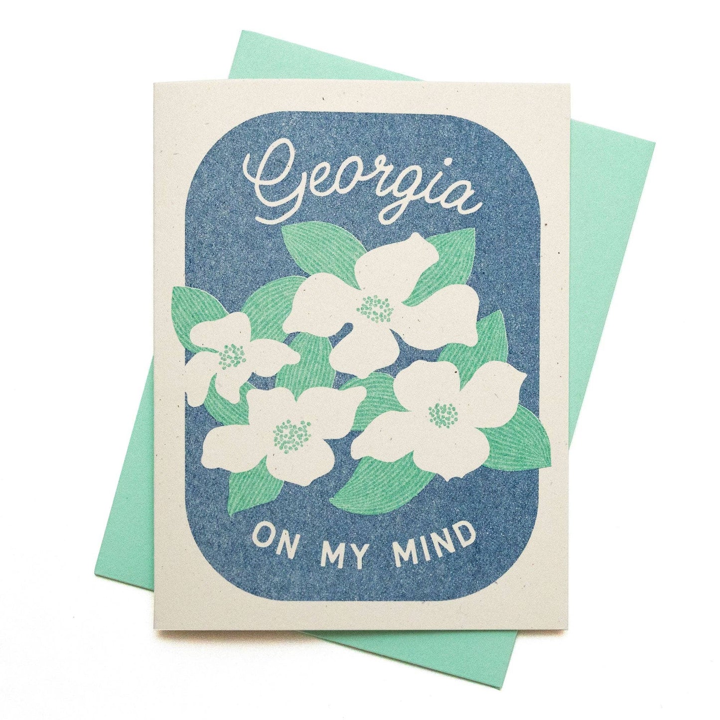 Greeting Card; Georgia On My Mind (Risograph Card)