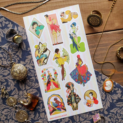 Stickii Sticker Sheet; Fabulous Fashions