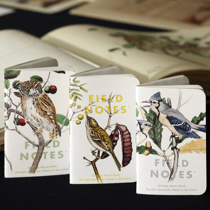 Memo Book Set; Birds and Trees of North America, Pack A | Field Notes