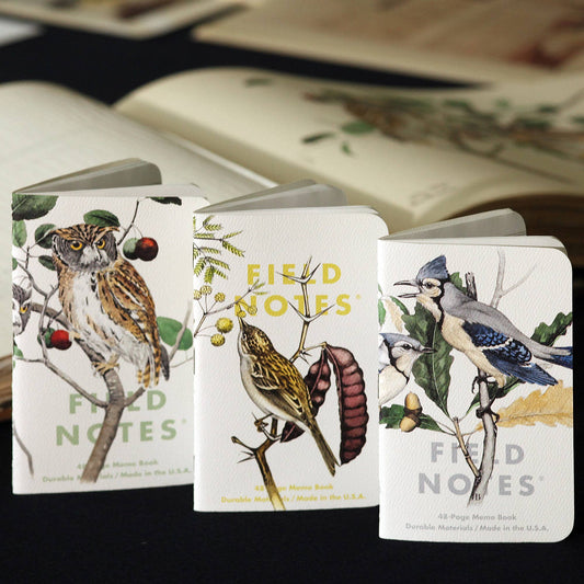 Memo Book Set; Birds and Trees of North America, Pack A | Field Notes