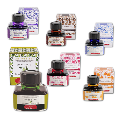 J. Herbin Les Subtiles Scented Ink | 30ml | Fountain Pen & Dip Pen Ink | Exaclair
