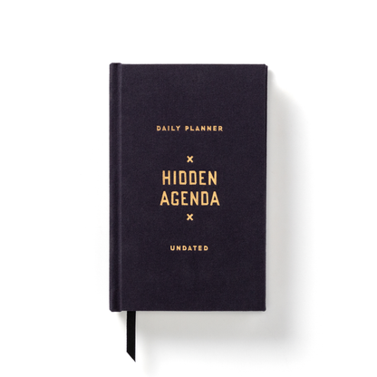 Undated Planner; Hidden Agenda By Brass Monkey