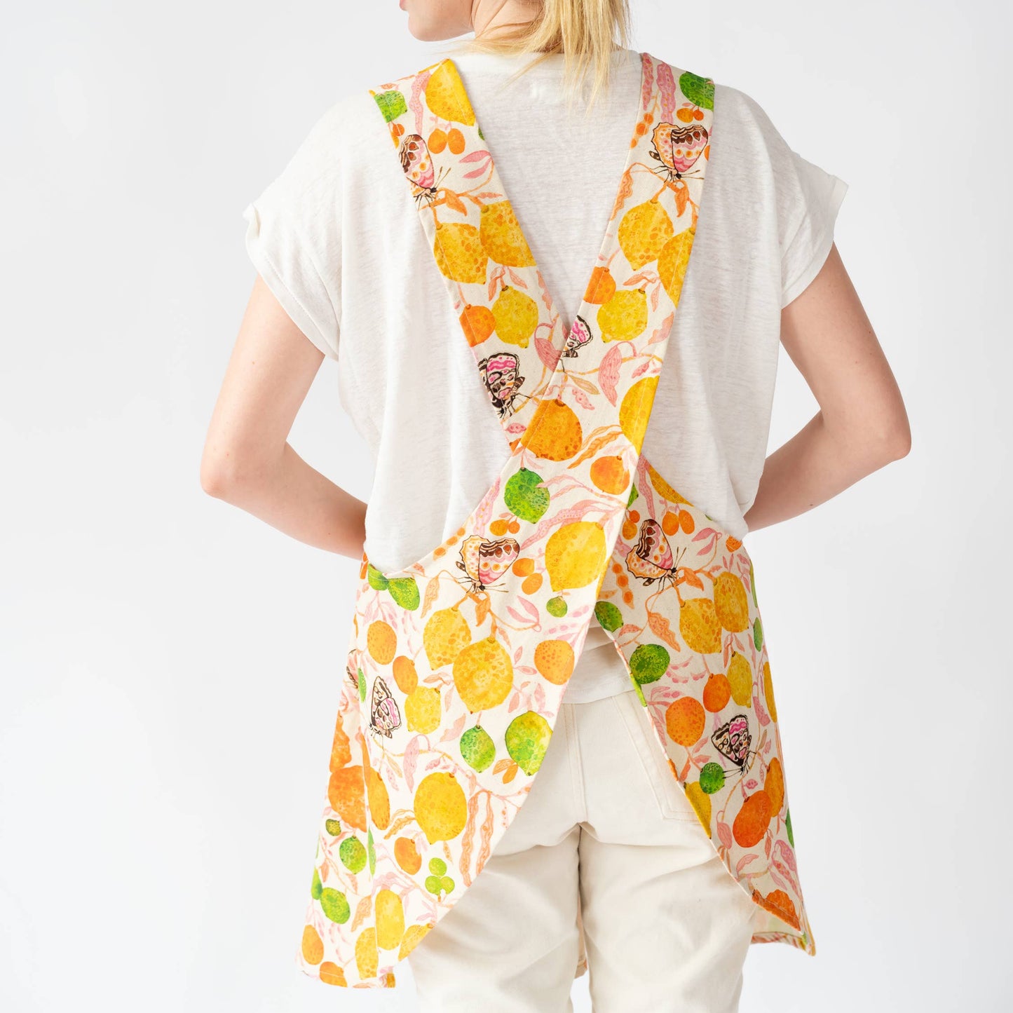 Pinafore Apron; Citrus By BETSY OLMSTED