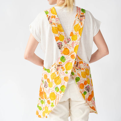 Pinafore Apron; Citrus By BETSY OLMSTED