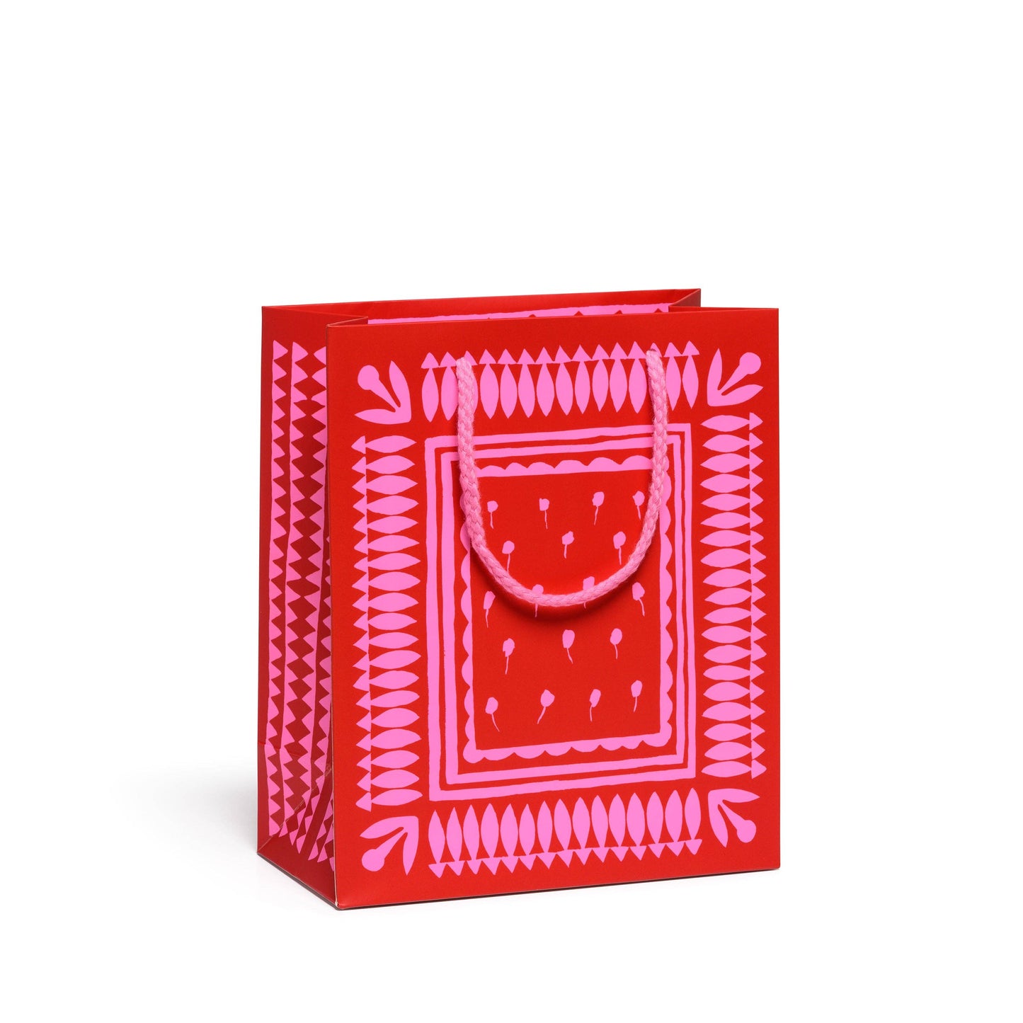 Medium Gift Bag; Geometric Neons