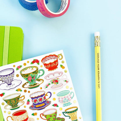Pipsticks Sticker Sheet; Teacup Treasures