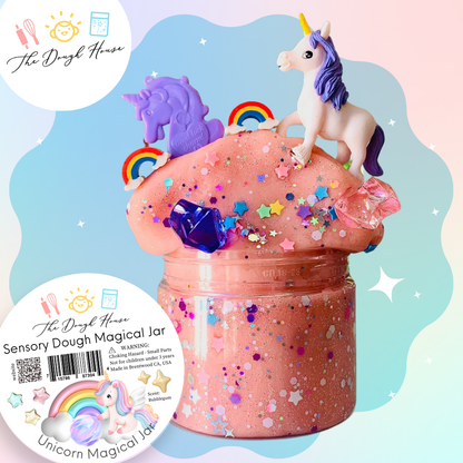 Magical Jars; Fun Size Unicorn (Sensory Dough & Trinkets)