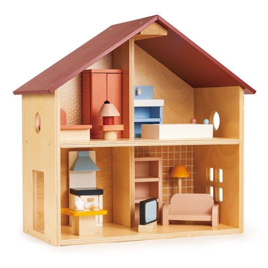 Dollhouse; Poppets (Wooden)