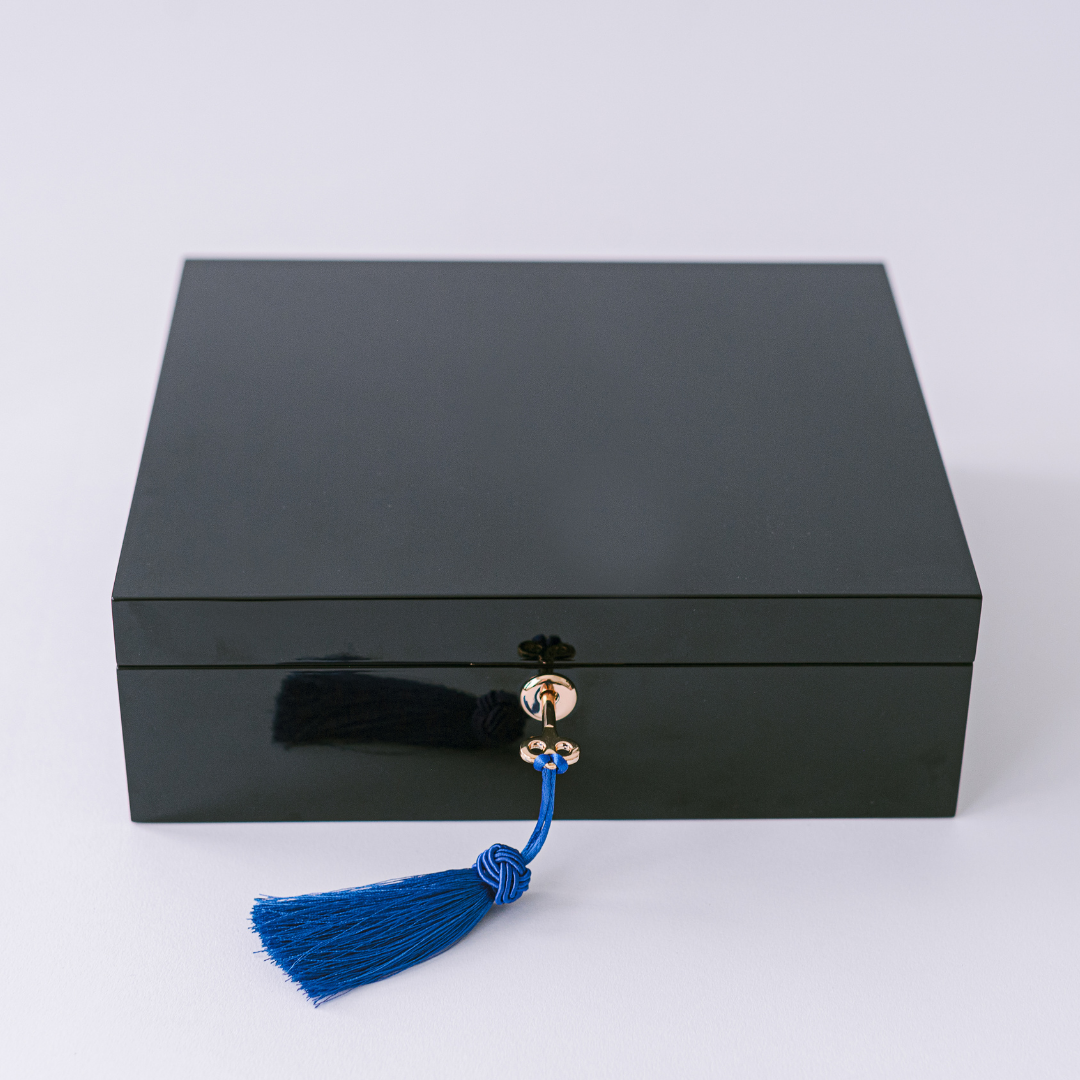 Illumination Lacquer Keepsake Stationery Set; Skull By Good Juju Ink