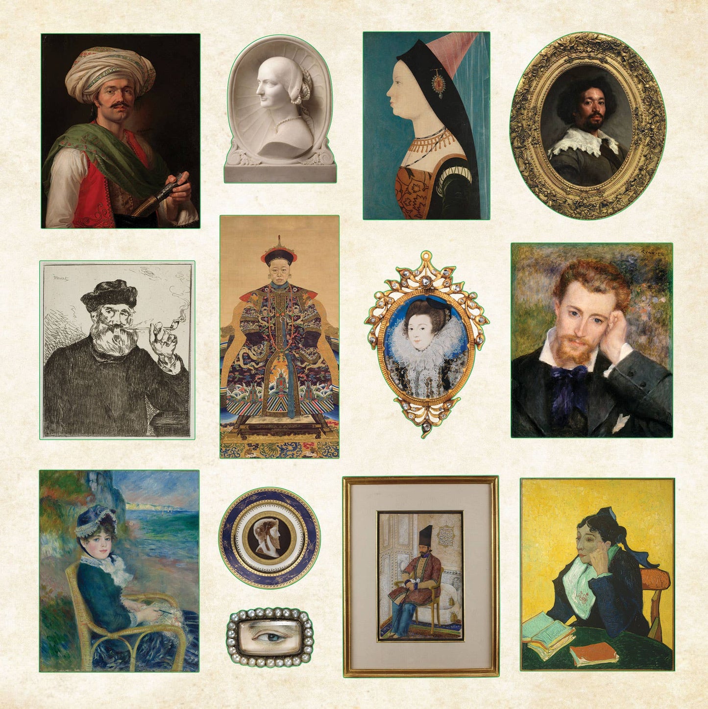 Sticker Book; Museum Treasures (Over 740 Stickers)