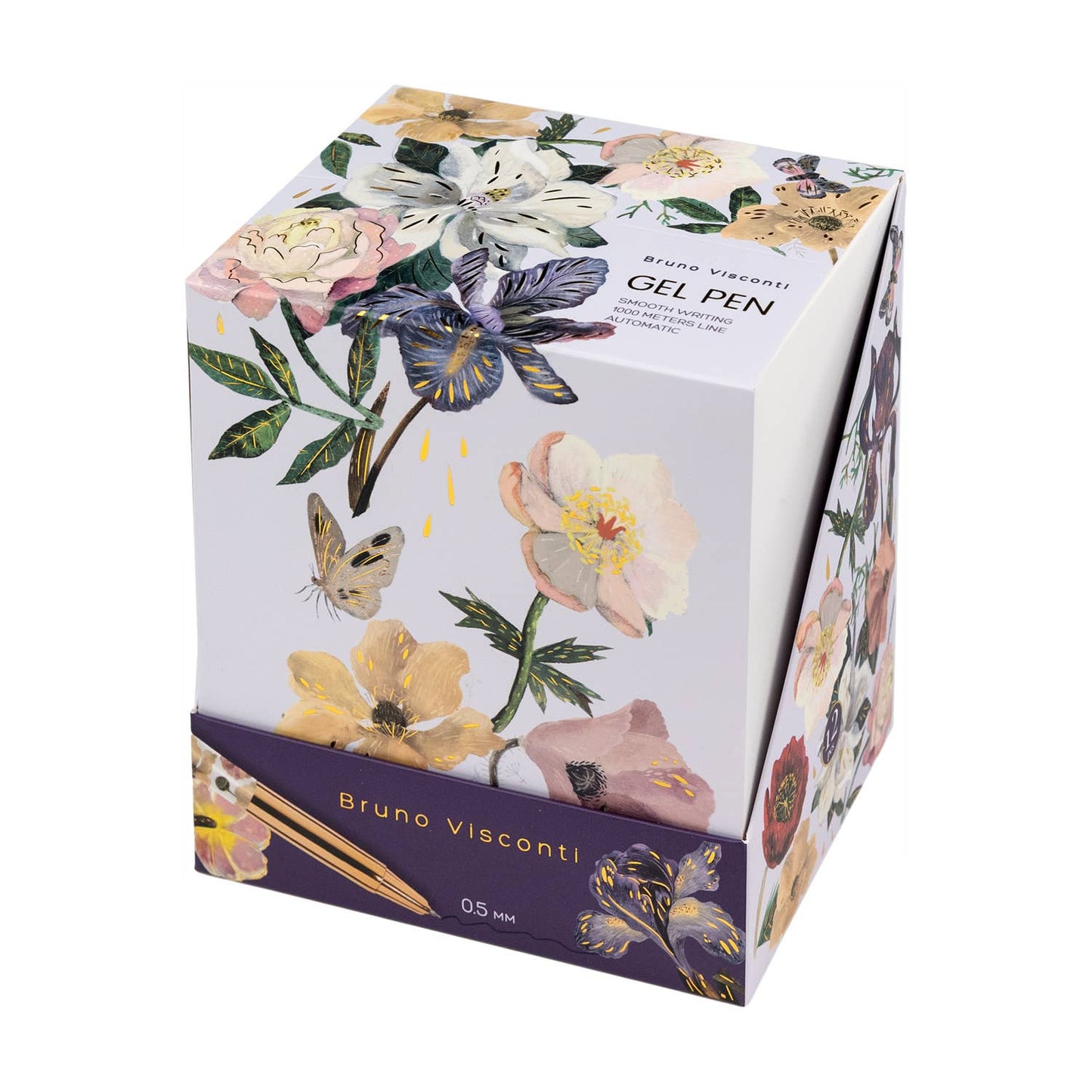 Travel Gel Pen with Sleeve; Bloom