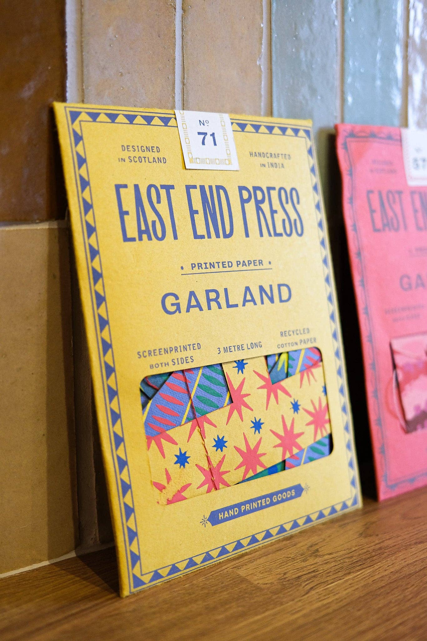 Sewn Garland; Bright Happy Birthday