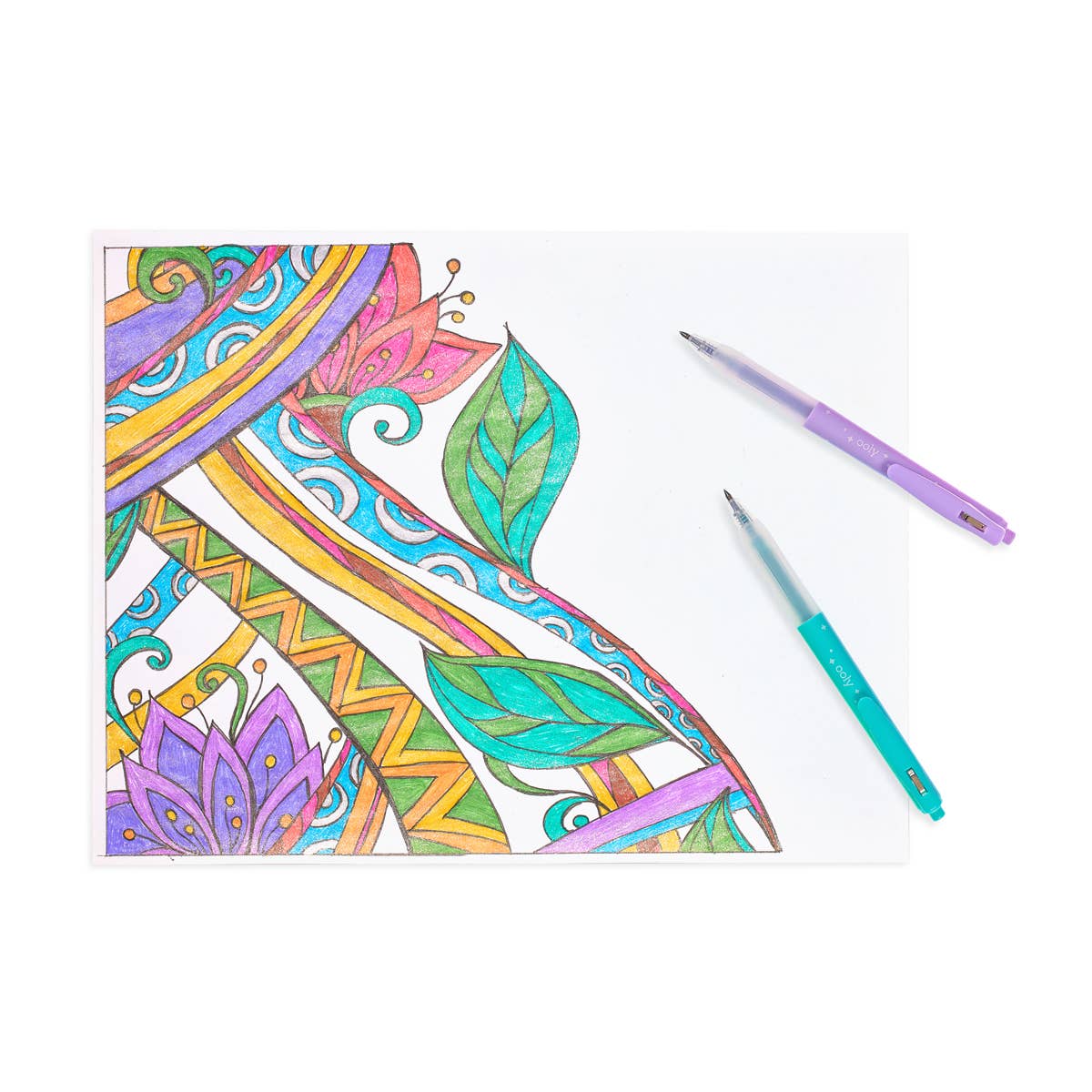 Ooly Glitter Gel Pens; Oh My Glitter! (Retractable, Set of 12)