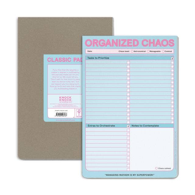 Organized Chaos Knock Knock Pad