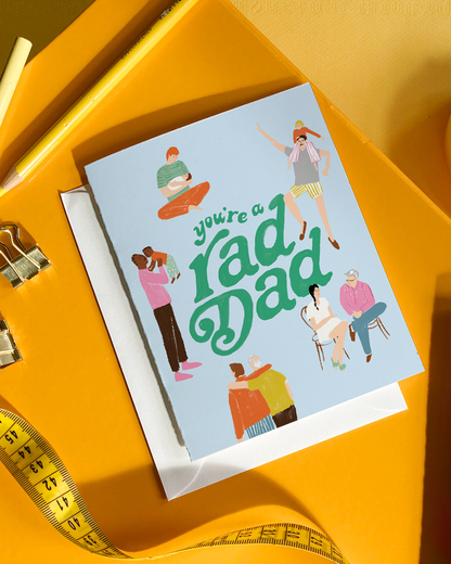 Dad Card; Rad Dad (Sweet Father's Day Card)