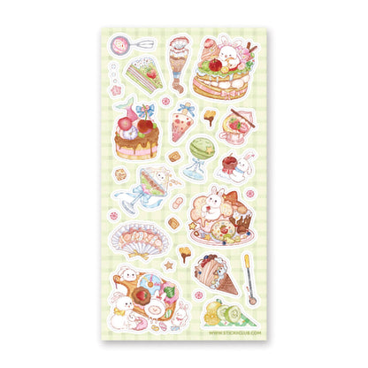Sticker Sheet; Beloved Bunny Desserts