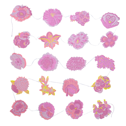 Sewn Garland; Spring Garden