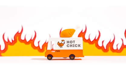 Candylab Fried Chicken Van (Wooden Diecast Toy)