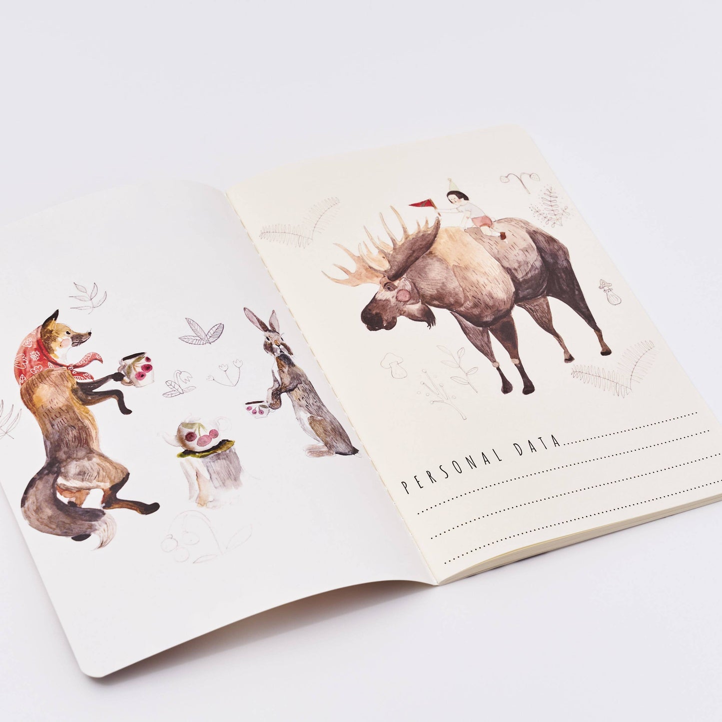 Notebook; Forest Animals - BV by Bruno Visconti