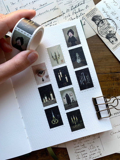 Washi Tape; Haunted Victorian Manor Stamp