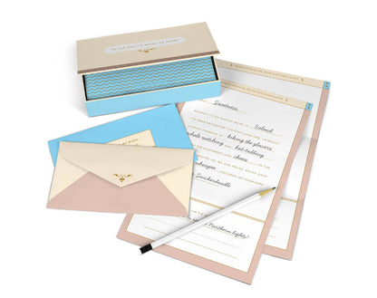 Read Me When Box; Letters to You Before Our Wedding (9 Cards+Envelopes)