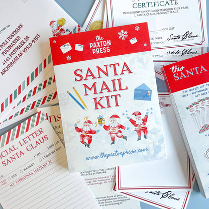 Christmas Writing Kit; Santa Mail Kit