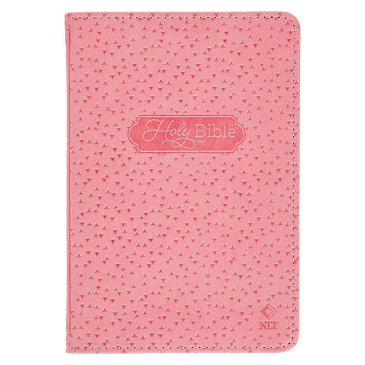 Bible NLT Infant New Testament (Faux leather, Pink)