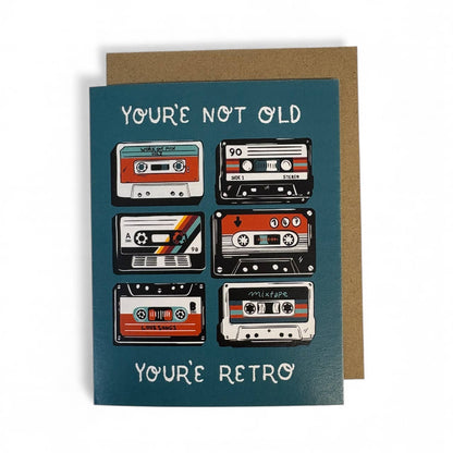 Birthday Card; You're Retro