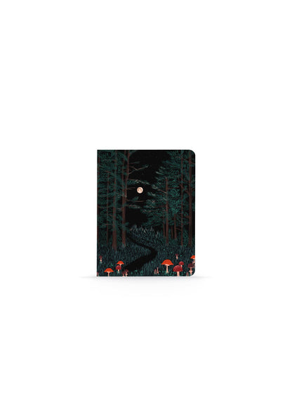 Journal Notebook; Moonrise Forest (Layflat Binding)