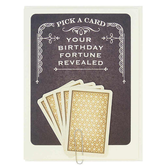 Birthday Card; Birthday Fortune