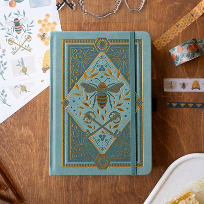 Dot Grid Notebook; Keeper Of Bees (A5 Size)
