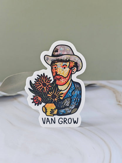 Van Gogh inspired Sunflower Sticker