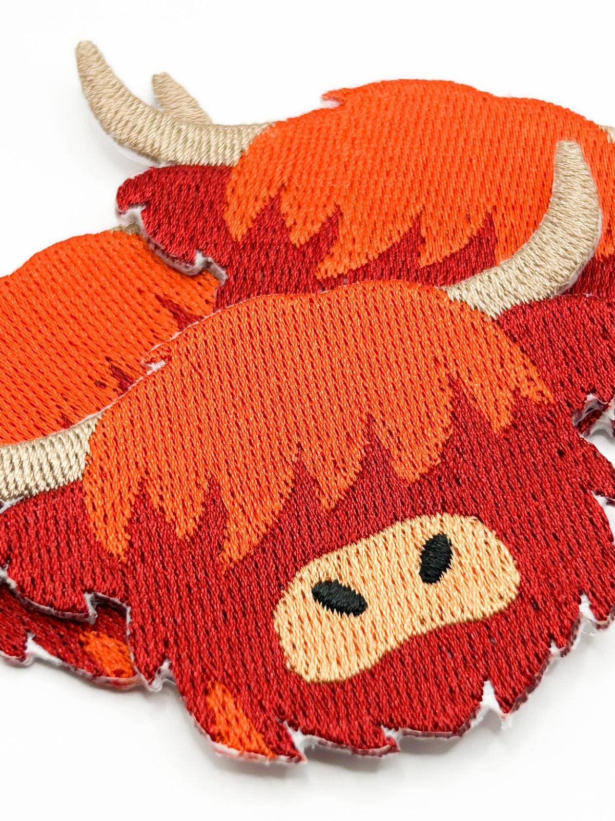 Iron-On Patch; Highland Cow | Field Trip Threads