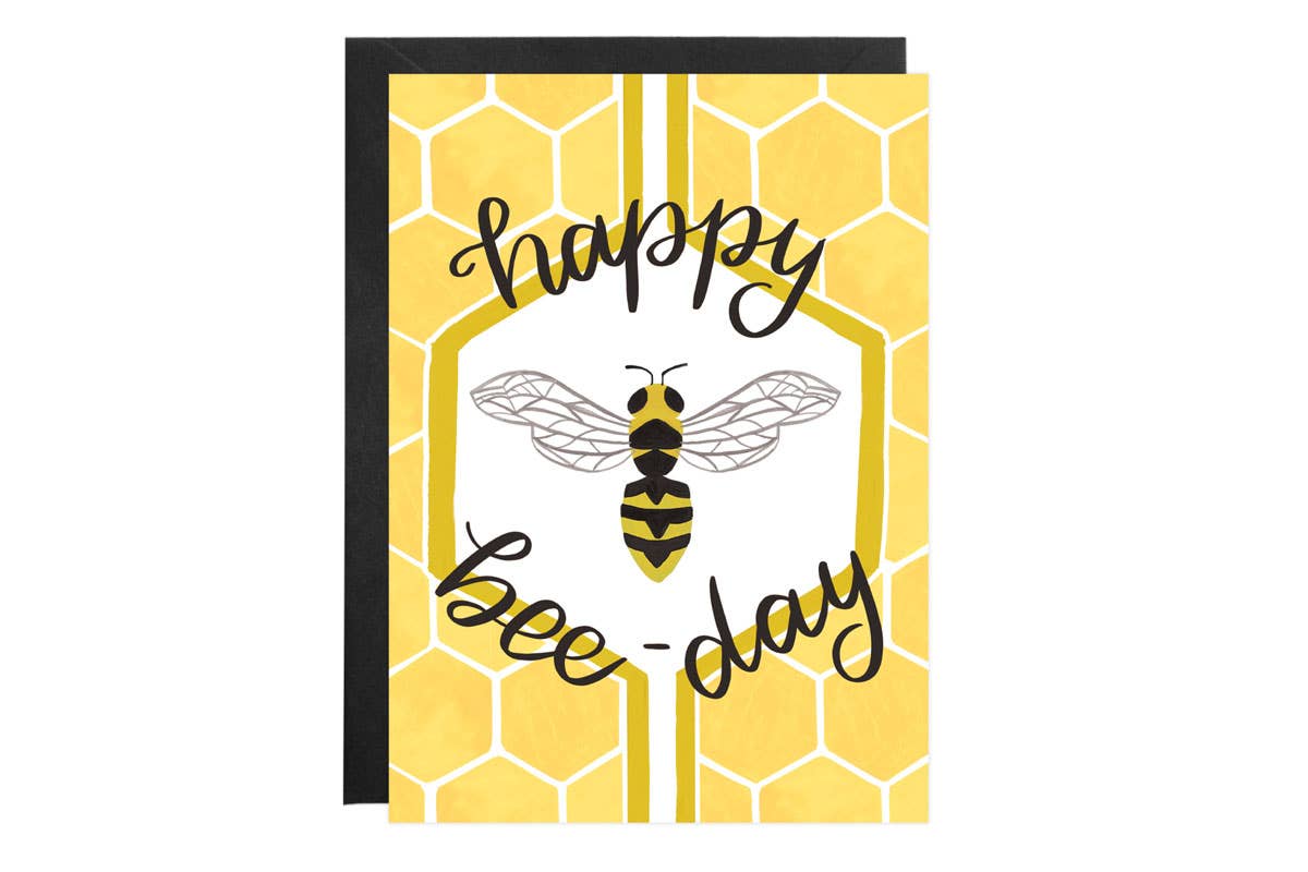 Birthday Card; Happy Bee Day