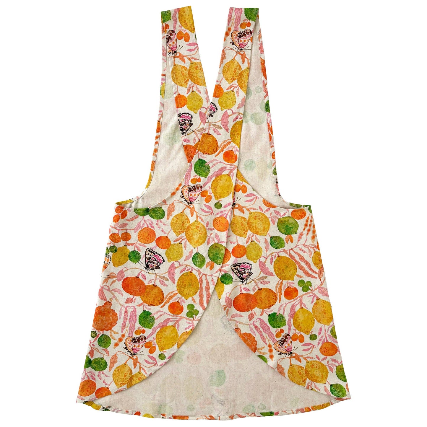 Pinafore Apron; Citrus By BETSY OLMSTED