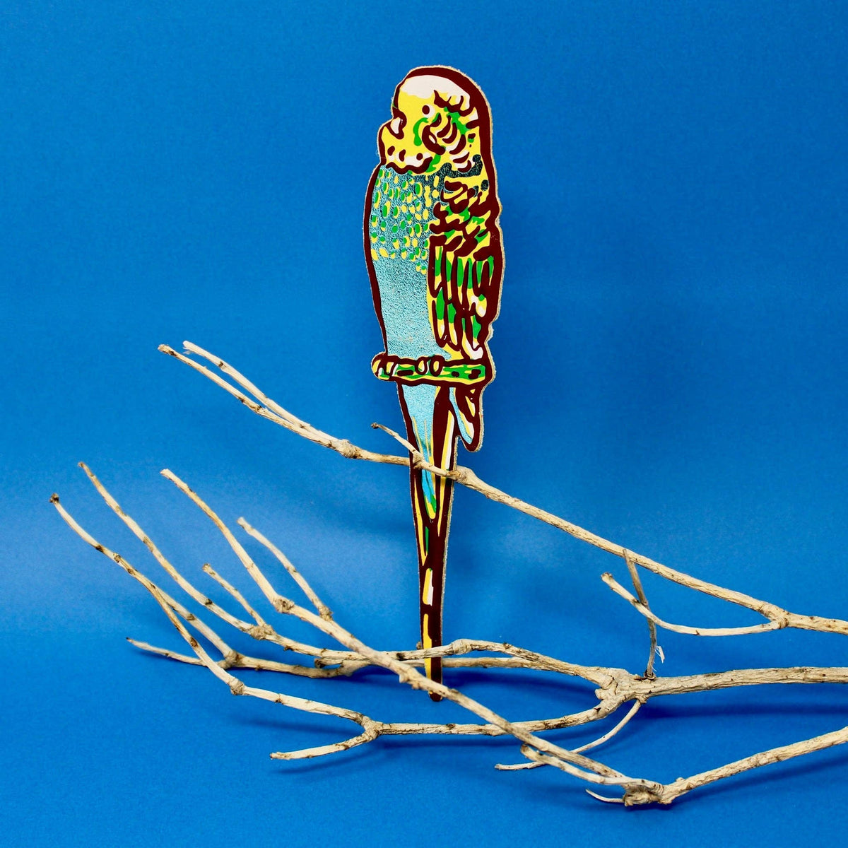 Leather Bookmark; Budgie | Ark Colour Design