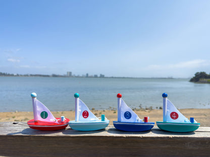 My Lil Wooden Sailboats (4 Colors)