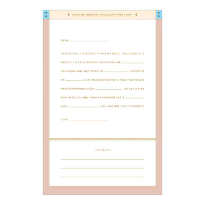 Read Me When Box; Letters to You Before Our Wedding (9 Cards+Envelopes)